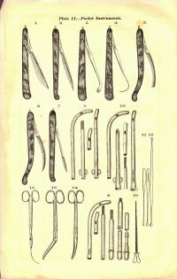 Gemrig Civil War pocket surgical instruments