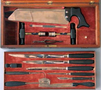 J. H. Gemrig surgical amputation set c. 1850's